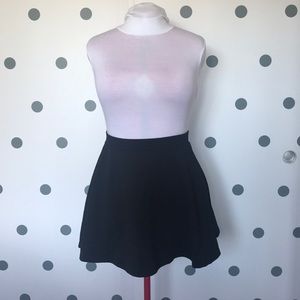 Black skater skirt